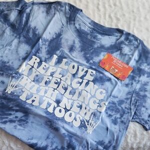 George Blue Tie-Dye Graphic Tee